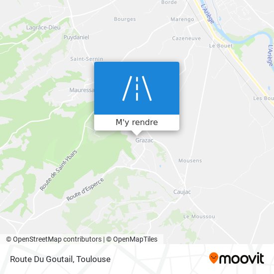 Route Du Goutail plan