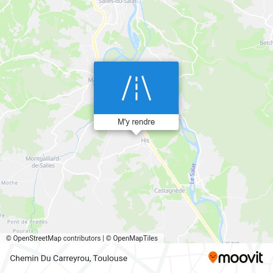 Chemin Du Carreyrou plan
