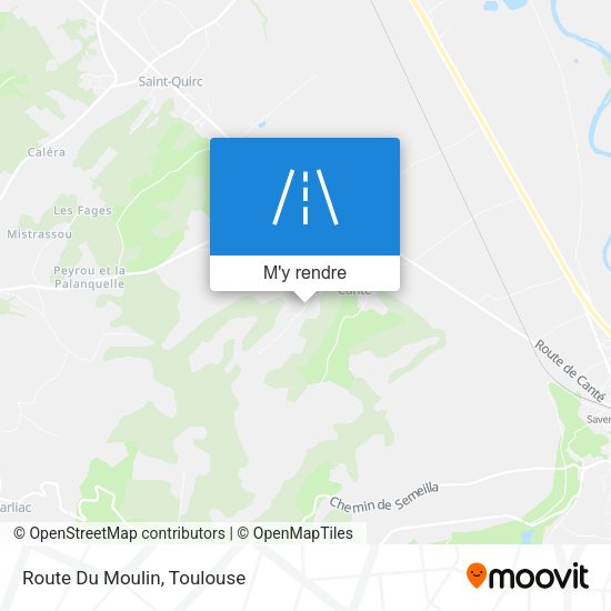 Route Du Moulin plan