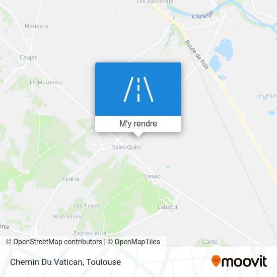 Chemin Du Vatican plan