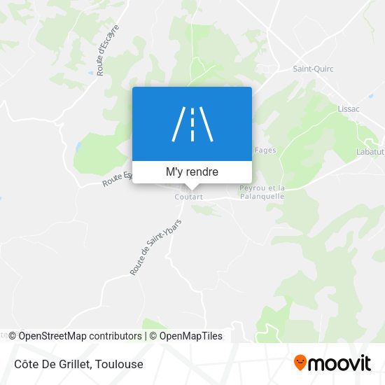 Côte De Grillet plan