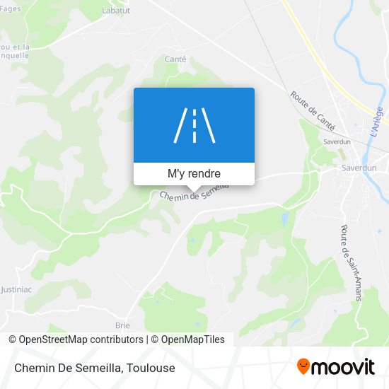 Chemin De Semeilla plan