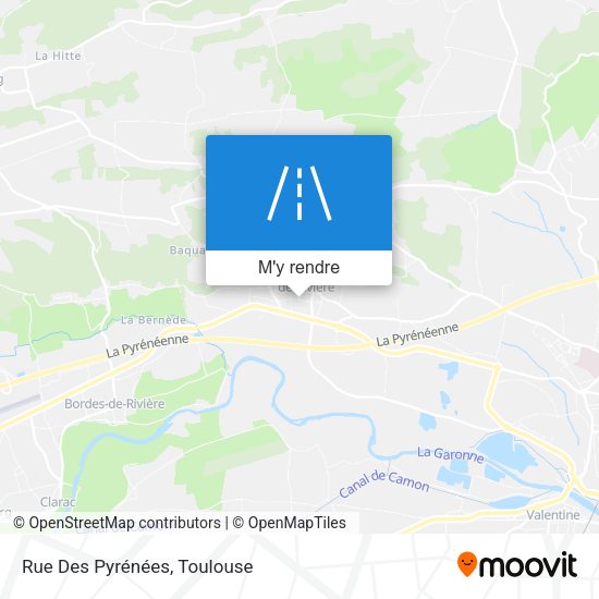 Rue Des Pyrénées plan
