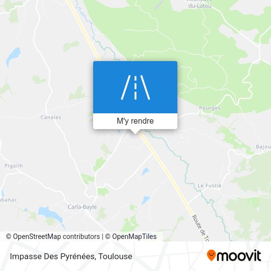 Impasse Des Pyrénées plan
