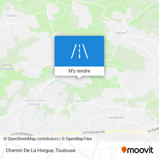 Chemin De La Horgue plan