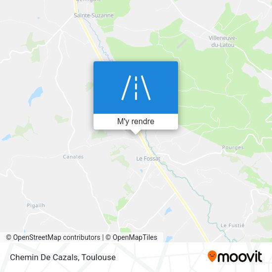 Chemin De Cazals plan