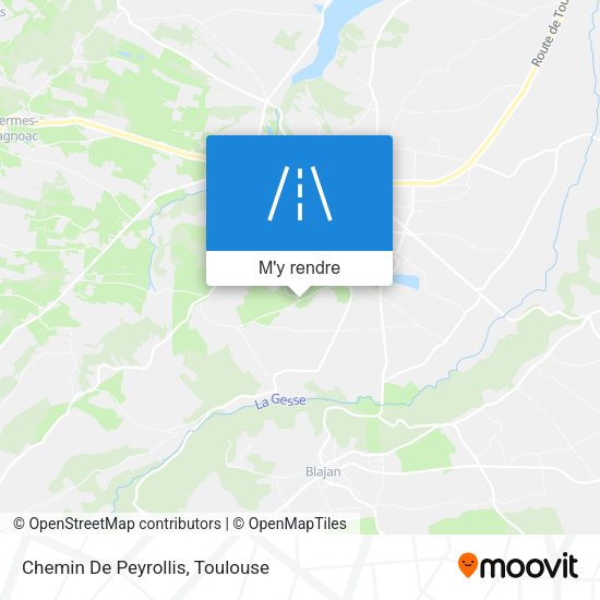 Chemin De Peyrollis plan