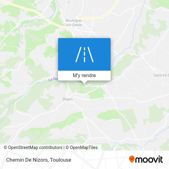Chemin De Nizors plan