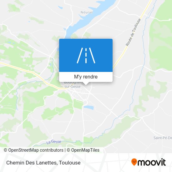 Chemin Des Lanettes plan