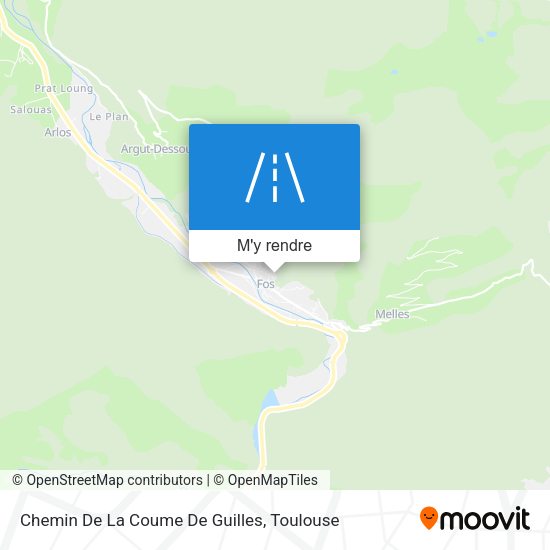 Chemin De La Coume De Guilles plan
