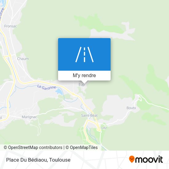 Place Du Bédiaou plan