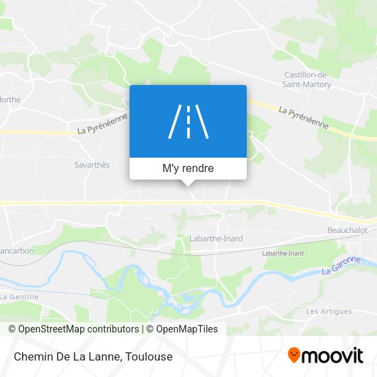 Chemin De La Lanne plan