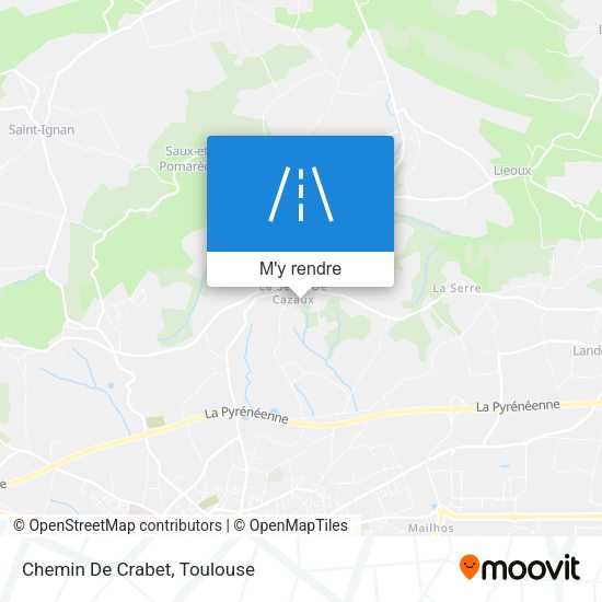 Chemin De Crabet plan
