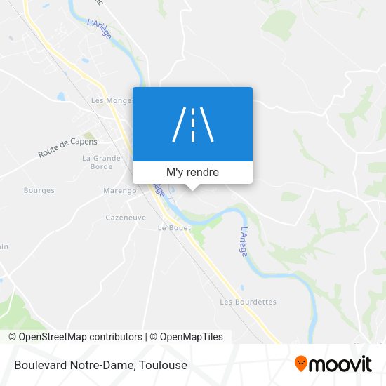Boulevard Notre-Dame plan