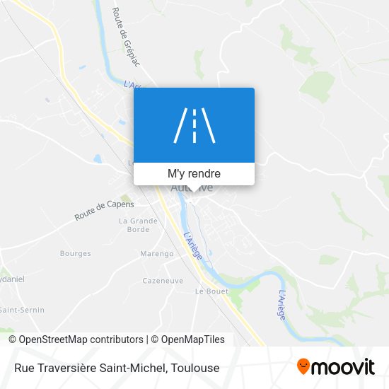 Rue Traversière Saint-Michel plan