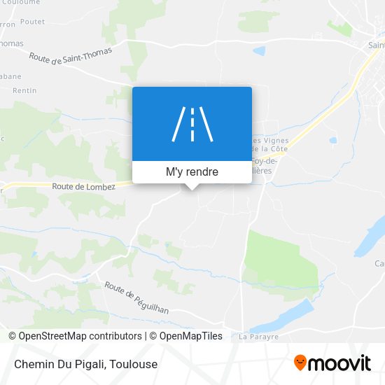 Chemin Du Pigali plan