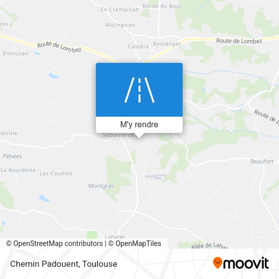 Chemin Padouent plan
