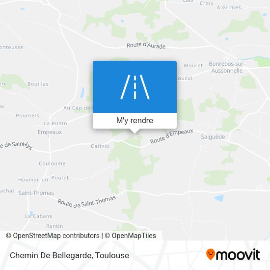 Chemin De Bellegarde plan