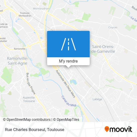 Rue Charles Bourseul plan