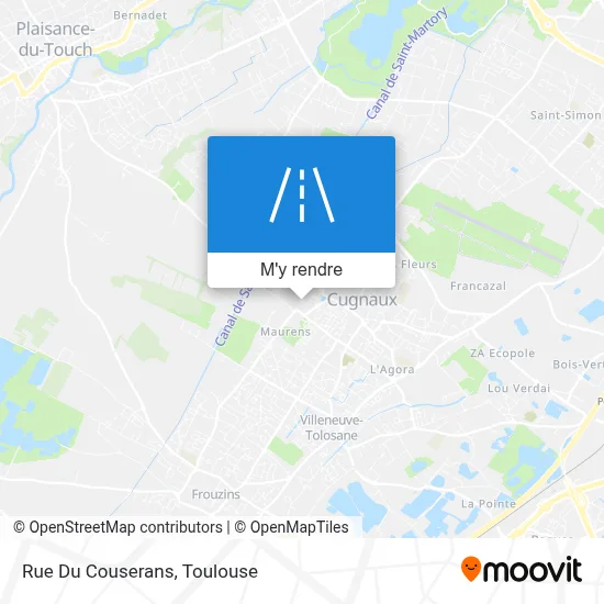 Rue Du Couserans plan