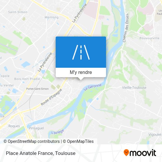 Place Anatole France plan
