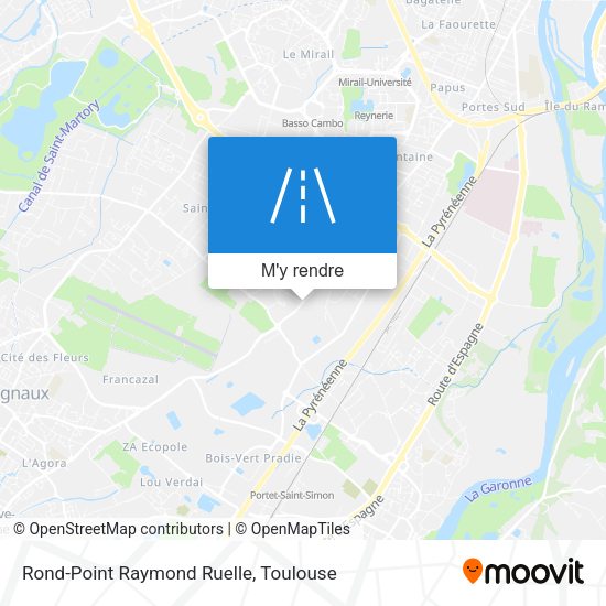 Rond-Point Raymond Ruelle plan