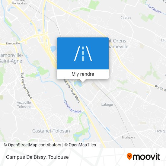 Campus De Bissy plan