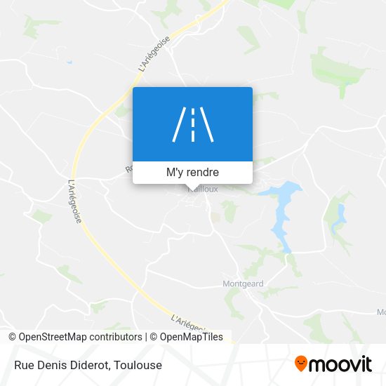 Rue Denis Diderot plan