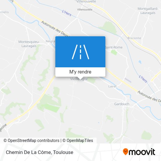 Chemin De La Côme plan