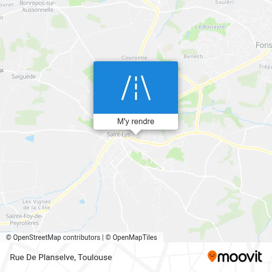 Rue De Planselve plan