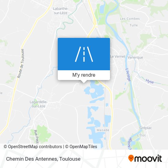 Chemin Des Antennes plan