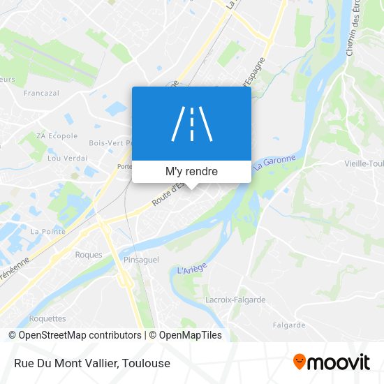 Rue Du Mont Vallier plan