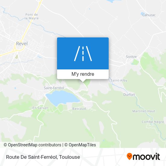 Route De Saint-Ferréol plan