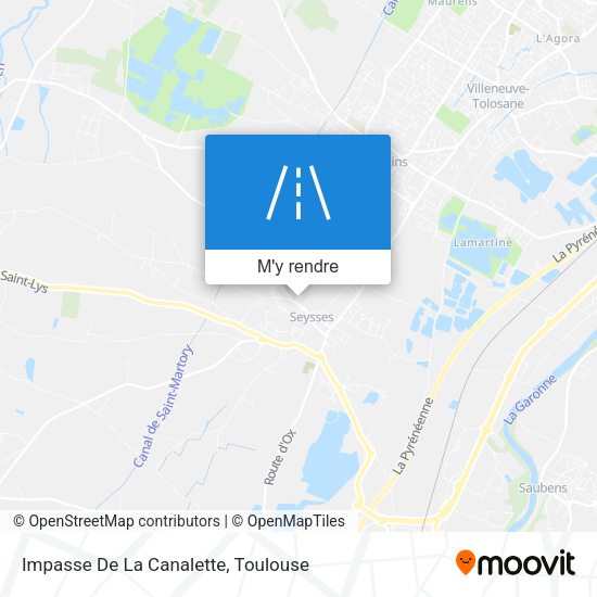 Impasse De La Canalette plan