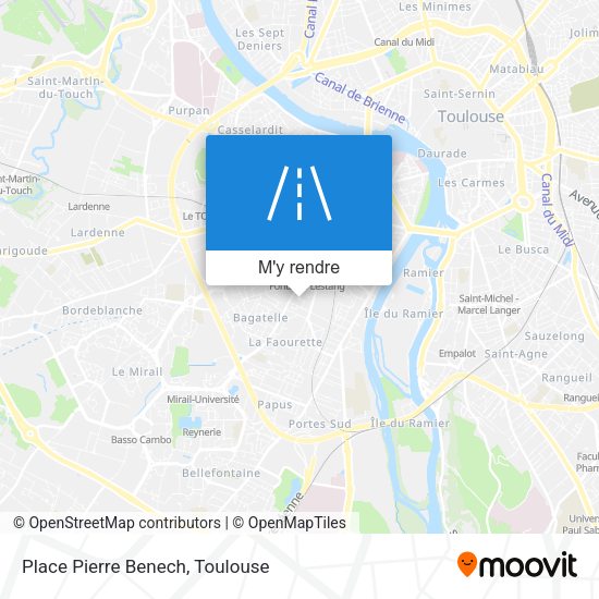 Place Pierre Benech plan