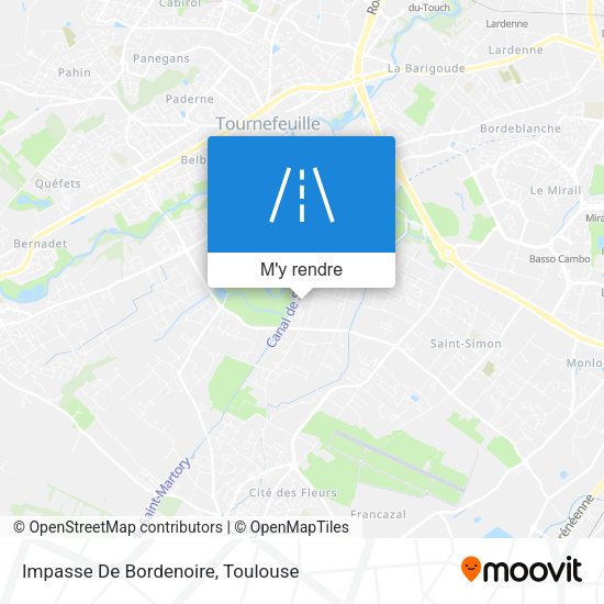 Impasse De Bordenoire plan