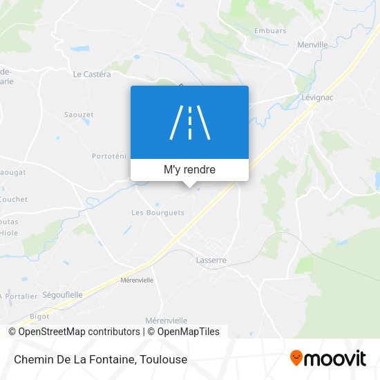 Chemin De La Fontaine plan