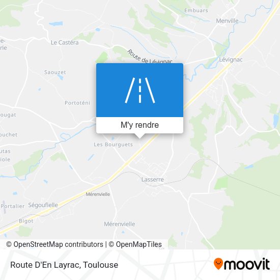 Route D'En Layrac plan