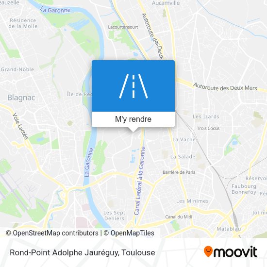 Rond-Point Adolphe Jauréguy plan