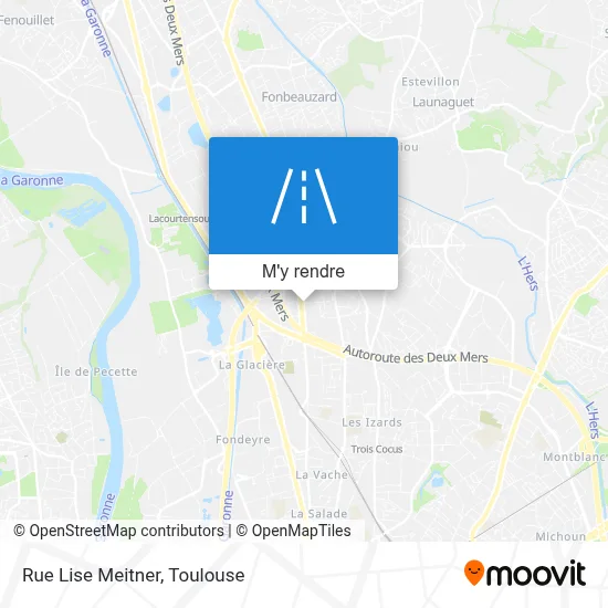 Rue Lise Meitner plan