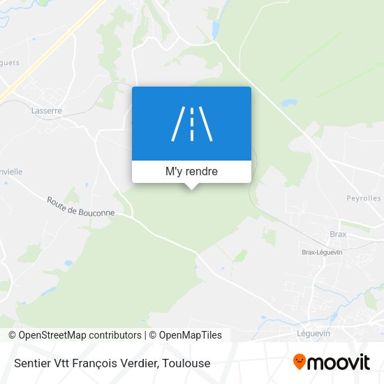 Sentier Vtt François Verdier plan