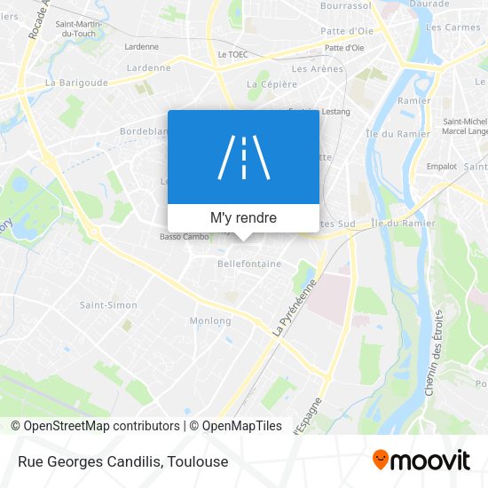 Rue Georges Candilis plan