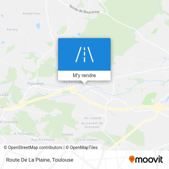 Route De La Plaine plan