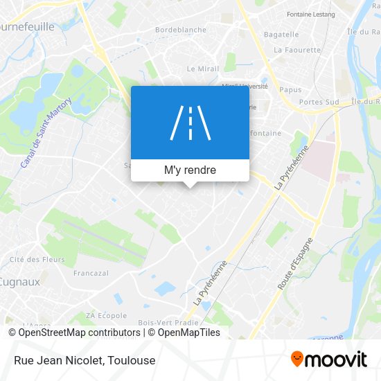 Rue Jean Nicolet plan