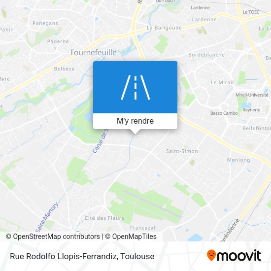 Rue Rodolfo Llopis-Ferrandiz plan
