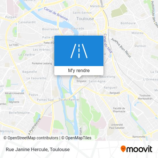 Rue Janine Hercule plan