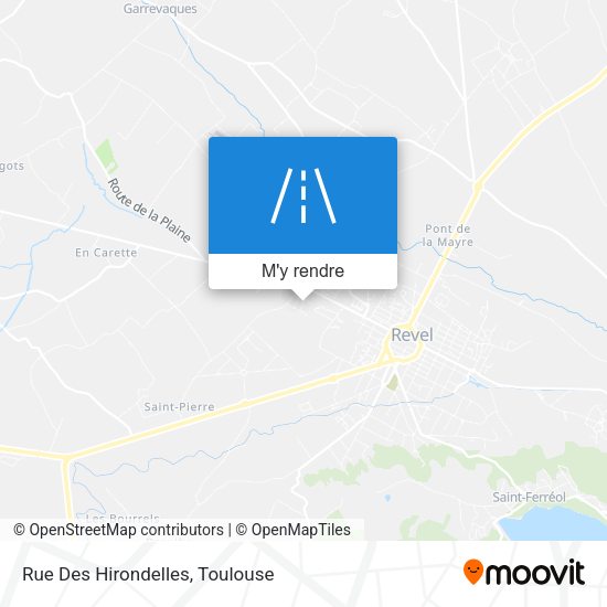Rue Des Hirondelles plan