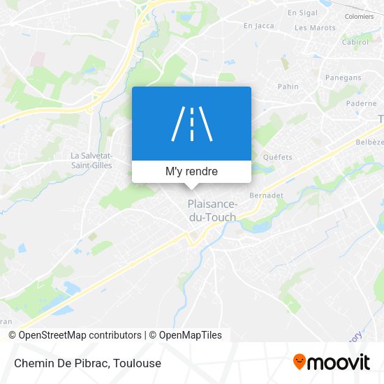 Chemin De Pibrac plan