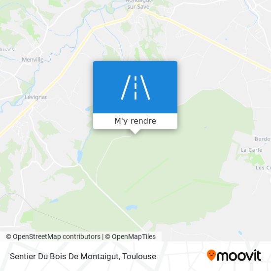 Sentier Du Bois De Montaigut plan