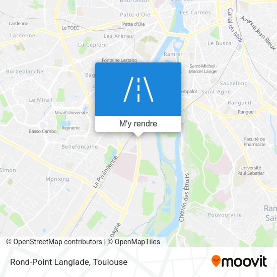 Rond-Point Langlade plan